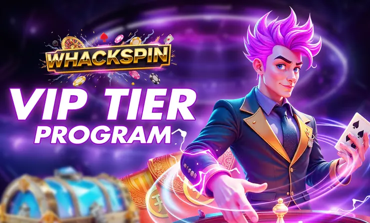WhackSpin VIP Tier Program banner